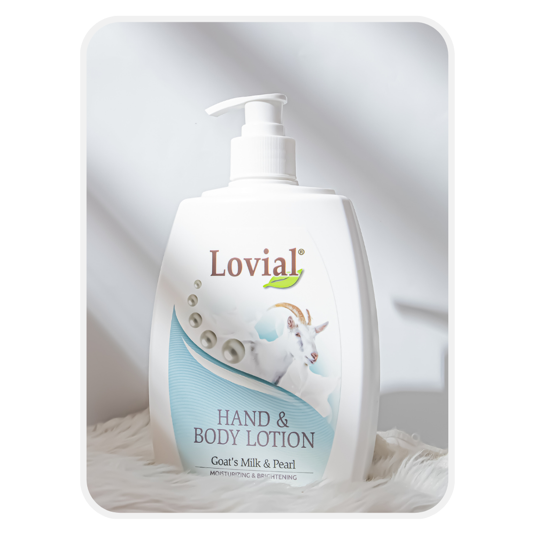 LOVIAL GOAT’S MILK & PEARL Hand & Body Lotion